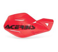 Acerbis MX Uniko Garde de main, Blanc/Rouge, Taille unique
