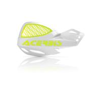 Acerbis MX Uniko Vented Garde-Mains Blanc/Jaune Fluo