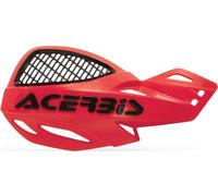 Acerbis MX Uniko Vented Protecteurs de main, Rouge/Noir, Taille unique