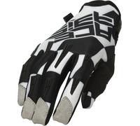 Acerbis MX X-H Gants de moto, Noir/Blanc, Taille M