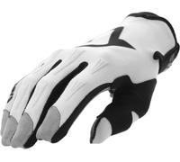 Acerbis MX X-P 2.0 Logo Gants de motocross, Blanc/Noir, Taille L