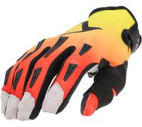 Acerbis MX X-P 2.0 Logo Gants de motocross, noir/jaune, Taille L