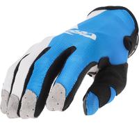 Acerbis MX X-P 2.0 Vented Gants de motocross, blanc-bleu, taille S pour homme