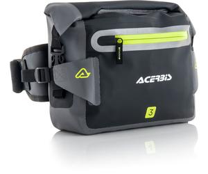 Acerbis No Water 3L, imperméable à l’eau sac hanche 3 l Noir/Gris/Jaune Néon Noir/Gris/Jaune Néon
