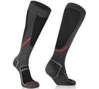 Acerbis No-Wet Chaussettes, noir/gris, Taille L/XL