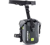ACERBIS noir/gris sacoche imperméable pour les jambes d'une capacité de 2L