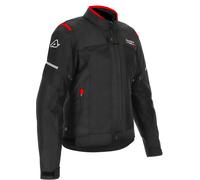 Acerbis On Road Ruby Veste textile moto pour dames, noir/rouge, Taille XL