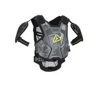 Acerbis P035 S Protection de poitrine super légère Protection du corps Cross Enduro Certificat EN Offroad Chest Protection (gris)