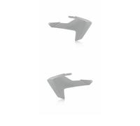 ACERBIS Paire De Fianchetti De Radiateur Gris Pour Husqvarna 350 FE 4T 2017-2019