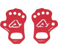 Acerbis Palmino Protège-paume, blanc-rouge, taille S M pour homme