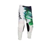 Acerbis K-Windy Brush, pantalon en textile 32 Blanc/Mauve/Vert Blanc/Mauve/Vert