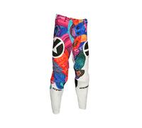 Acerbis K-Flex Veras Pantalon de motocross, Blanc/Bleu/Rouge, Taille 30