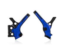 Acerbis Paire de protections de châssis X-Grip 0023677.316 pour Yamaha YZ 85 (2019) Noir/Bleu