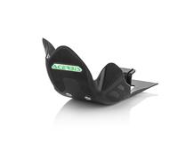 Acerbis 0022502 Kawasaki, enduro plaque de dérapage Noir Noir