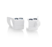 0023195.030 Paire Protections Pied Fourche pour Suzuki Rmz 450 09/18 Blanc