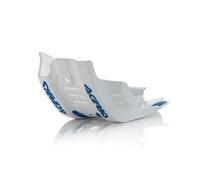 Acerbis 0021755 Husqvarna/KTM, plaque de dérapage Blanc/Bleu Blanc/Bleu
