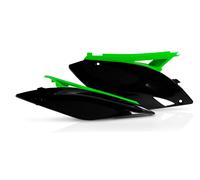 Acerbis Porte-Numéro Latéraux Noir/Vert Kawasaki KX 250 F 2009 2010 2011 2012