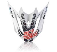Acerbis Profile 4 Helmet Peak, blanc-rouge pour homme