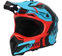 Acerbis Profile 5 Casque de motocross, Rouge/Bleu, Taille S (55/56)