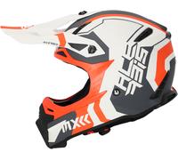 Acerbis Profile 5, casque de motocross S Mat Blanc/Gris/Orange Néon Mat Blanc/Gris/Orange Néon