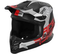 Acerbis Profile Casque de motocross pour enfants, noir-rouge, taille L