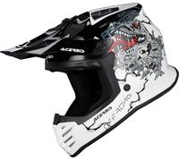 Acerbis Profile Junior, casque motocross enfants 50 Blanc/Noir/Gris/Rouge Blanc/Noir/Gris/Rouge