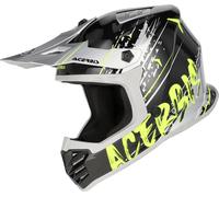 Acerbis Profile Junior, casque motocross enfants 54 Noir/Jaune Néon/Gris Clair Noir/Jaune Néon/Gris Clair