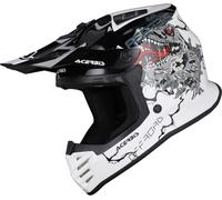 Acerbis Profile Rex casque de motocross pour enfants, blanc/noir, Y/L (51/52)