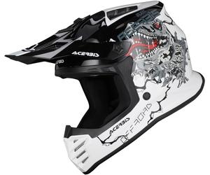 Acerbis Profile Rex Kids Casque de motocross, noir-blanc, taille S pour garçons