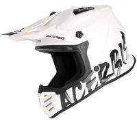 Acerbis Profile White Casque de motocross jeunesse, blanc, taille M