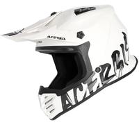 Acerbis Profile White Casque de motocross jeunesse, Blanc, Taille Y/L (51/52)