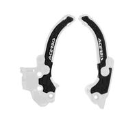 Acerbis KTM/Gas Gas/Husqvarna 50ccm, Protection de cadre X-Grip Blanc/Noir Blanc/Noir