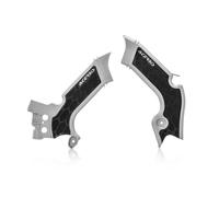 Acerbis 0023693 Kawasaki, Protecteur de cadre X-Grip Gris/Noir Gris/Noir