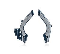 Acerbis 0023600 Husqvarna, Protecteur de cadre X-Grip Bleu/Gris Bleu/Gris