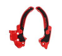 Acerbis KTM/Gas Gas/Husqvarna 50ccm, Protection de cadre X-Grip Rouge/Noir Rouge/Noir