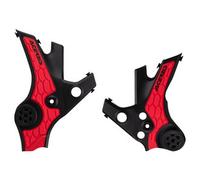 Acerbis Honda CRF1100L/CRF1100L AS, Protecteur de cadre X-Grip Noir/Rouge Noir/Rouge