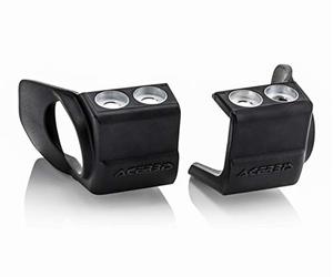 Acerbis Protection de pied de fourche noire.