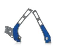 Acerbis 0021669 Yamaha, Protecteur de cadre X-Grip Argent/Bleu Argent/Bleu