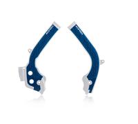 Acerbis Protège-Cadre X-Grip Blanc Bleu Pour KTM EXC 300 TPI 2018-2019