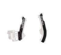 Acerbis KTM/Gas Gas/Husqvarna 50ccm, Protection de cadre X-Grip Blanc/Noir Blanc/Noir