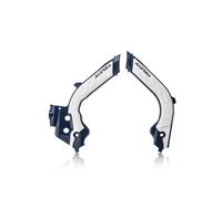 Acerbis 0023600 Husqvarna, Protecteur de cadre X-Grip Bleu Foncé/Blanc Bleu Foncé/Blanc