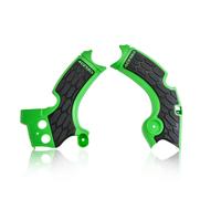 Acerbis 0022574 Kawasaki, Protecteur de cadre X-Grip Vert/Noir Vert/Noir