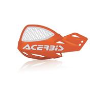 ACERBIS Protège-mains UNIKO VENTILATÉ ORANGE/BLANC