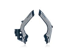 Acerbis 0023600 Husqvarna, Protecteur de cadre X-Grip Bleu/Gris Bleu/Gris