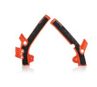 Acerbis Couverture de cadre X-Grip 2x Orange pour Husqvarna TC 85 2014-2017