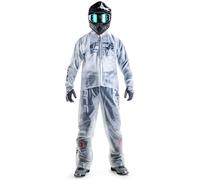 Acerbis Rain Transparent 3.0 Pantalon pluie, Blanc, Taille S/M