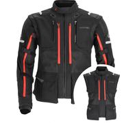 Acerbis Rally Pro, veste en textile XL Noir/Rouge Noir/Rouge