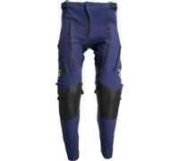 Acerbis Rally Race ITB, pantalon textile unisexe 40 Bleu/Gris/Noir/Jaune Néon Bleu/Gris/Noir/Jaune Néon