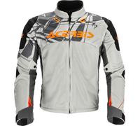 Acerbis Rally Race Mesh, veste textile unisexe L Gris Clair/Gris/Orange Gris Clair/Gris/Orange