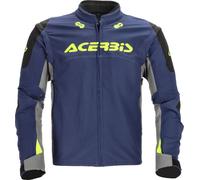 Acerbis Rally Race, veste textile unisexe XL Bleu/Gris/Jaune Néon Bleu/Gris/Jaune Néon